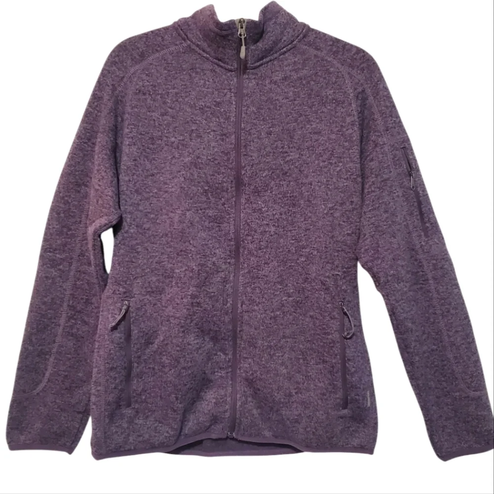 White Sierra Sweater Fleece Jacket Full-Zip - Picture 9 of 9